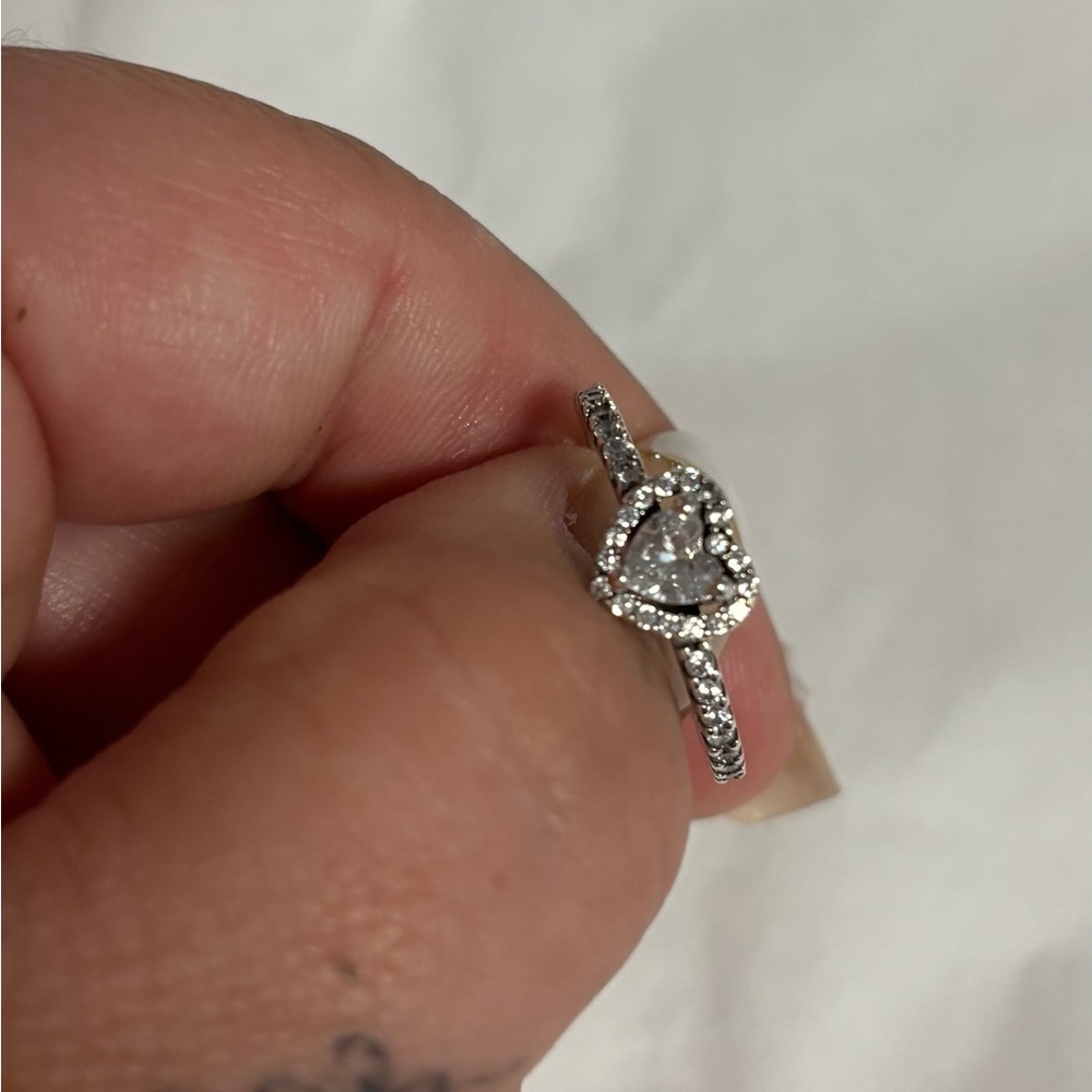 Pandora  Silver Heart Ring - Picture 4 of 4